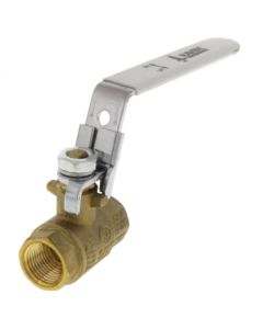 3/8" Full Port Threaded Ball Valve w/ Latch Lock Handle (Lead Free)