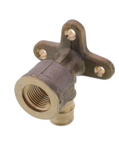1/2" ProPEX x 3/8" FIP Drop Ear Elbow (Lead Free Brass)