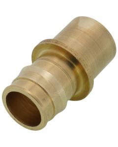 1" ProPEX x 1" Male Sweat Copper Fitting Adapter (Lead Free Brass)