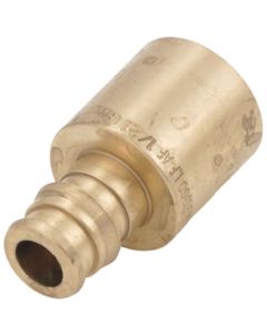 3/8" ProPEX x 1/2" Female Sweat Copper Pipe Adapter (Lead Free Brass)