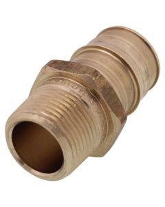 1" ProPEX x 3/4" NPT Male Adapter (Lead Free Brass)