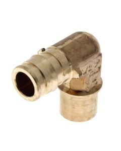 1/2" ProPEX x 1/2" Male Sweat Elbow (Lead Free Brass)
