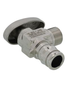 ProPEX Full-Port Angle Stop Valve, 1/2" PEX x 3/8" OD Comp. (Lead Free Brass)