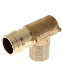ProPEX LF Brass Fire Sprinkler Adapter Elbow, 1" PEX x 1/2" FNPT