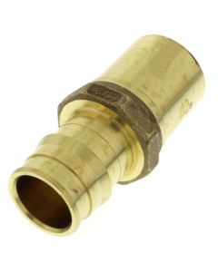 1-1/2" ProPEX x 1-1/2" Copper Press Brass Fitting Adapter (Lead Free)