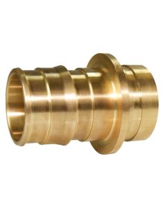 2" PEX x 2" CTS Groove Fitting Adapter (Lead Free Brass)