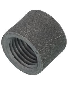 1/4" Black Merchant Half Coupling