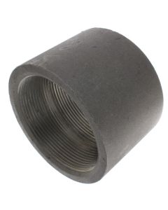 3-1/2" Black Steel Merchant Coupling Taper Tapped