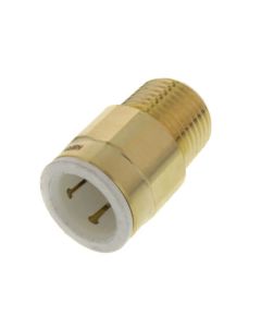 1/2" CTS x 1/2" NPT Speedfit Brass Male Connector (Low Lead)