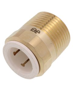 1/2" CTS x 3/4" NPT Speedfit Brass Male Connector (Low Lead)