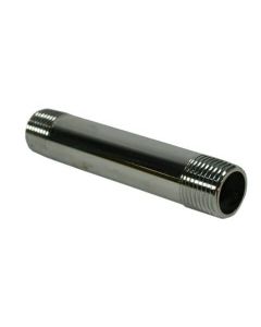 1/2" x 18" Chrome Brass Nipple (Lead Free)