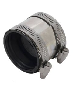 2" x 2" No Hub Transition Coupling (Cast Iron, PVC, Steel to Cast Iron, PVC, Steel)