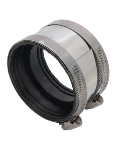 3" x 3" No Hub Transition Coupling (Cast Iron to PVC, Steel or Extra-Heavy Cast Iron)