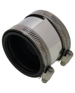 2" x 1-1/2" No Hub Transition Coupling (Cast Iron, PVC, Steel to Copper)