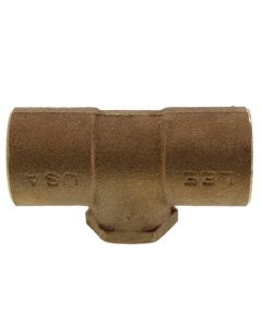 3/4" x 3/4" x 3/8" CxCxF Tee (Lead Free)