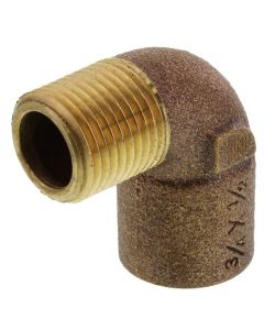 3/4" x 1/2" CxM 90° Elbow (Lead Free)