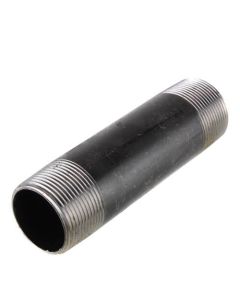 1-1/4" x 5-1/2" Black Nipple