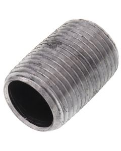 1/2" x Close Black Nipple
