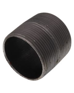 2-1/2" x Close Black Nipple
