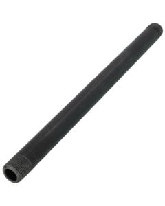 3/8" x 10" Black Nipple