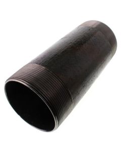 4" x 10" Black Nipple