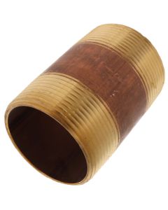 2-1/2" x 4" Brass Nipple