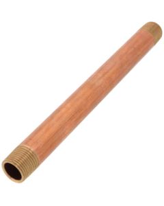 3/8" x 7" Brass Nipple