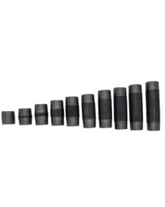 1-1/4" Black Nipple Set (Close to 6" Length)