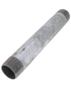 1-1/4" x 10" Galvanized Steel Nipple