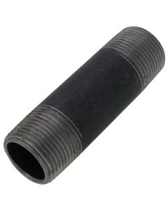 1" x 4" Schedule 80 Heavy Duty Black Nipple