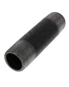 1" x 4-1/2" Schedule 80 Heavy Duty Black Nipple