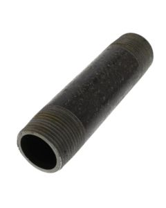 1" x 5" Schedule 80 Heavy Duty Black Nipple