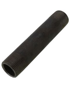 1" x 6" Schedule 80 Heavy Duty Black Nipple