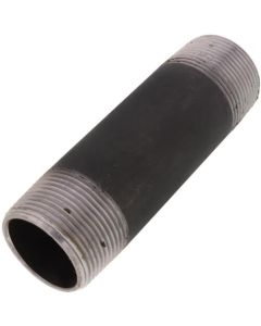 1-1/4" x 5" Schedule 80 Heavy Duty Black Nipple