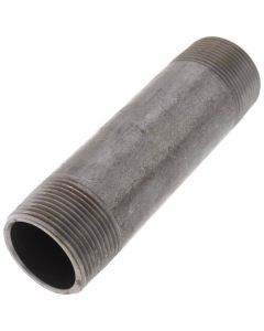 1-1/4" x 5-1/2" Schedule 80 Heavy Duty Black Nipple