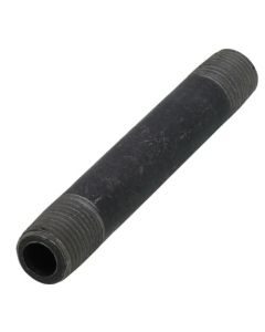 1/4" x 3-1/2" Schedule 80 Heavy Duty Black Nipple