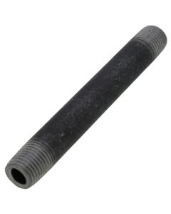 1/4" x 4" Schedule 80 Heavy Duty Black Nipple