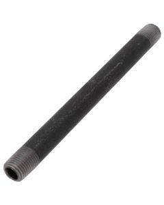 1/4" x 6" Schedule 80 Heavy Duty Black Nipple