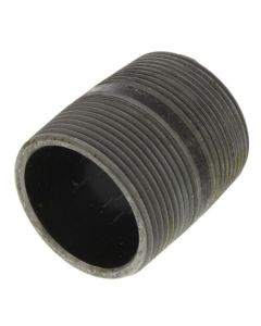 1-1/2" x 2" Schedule 80 Heavy Duty Black Nipple