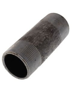 1-1/2" x 4-1/2" Schedule 80 Heavy Duty Black Nipple