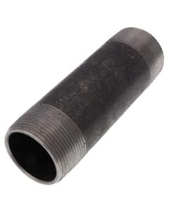 1-1/2" x 5-1/2" Schedule 80 Heavy Duty Black Nipple