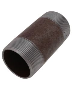 2" x 4-1/2" Schedule 80 Heavy Duty Black Nipple