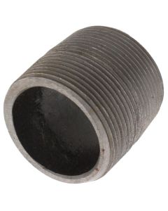 2-1/2" x Close Schedule 80 Heavy Duty Black Nipple