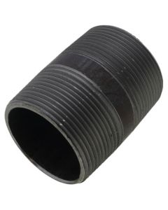 2-1/2" x 3-1/2" Schedule 80 Heavy Duty Black Nipple