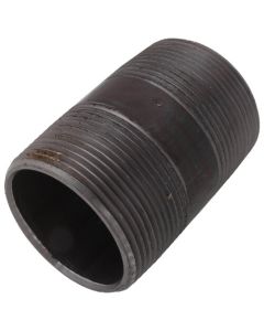 2-1/2" x 4" Schedule 80 Heavy Duty Black Nipple