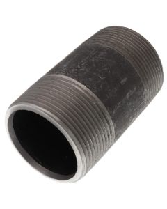 2-1/2" x 4-1/2" Schedule 80 Heavy Duty Black Nipple