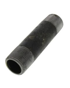 3/4" x 4" Schedule 80 Heavy Duty Black Nipple