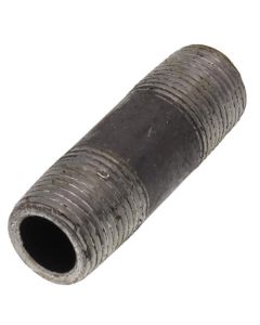 3/8" x 2" Schedule 80 Heavy Duty Black Nipple