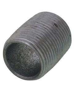 1" x Close Schedule 80 Heavy Duty Galvanized Nipple