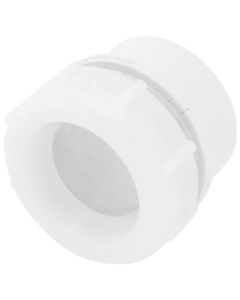 1-1/2" x 1-1/4" PVC DWV Male Trap Adapter w/ Plastic Nut (Spigot x Slip)